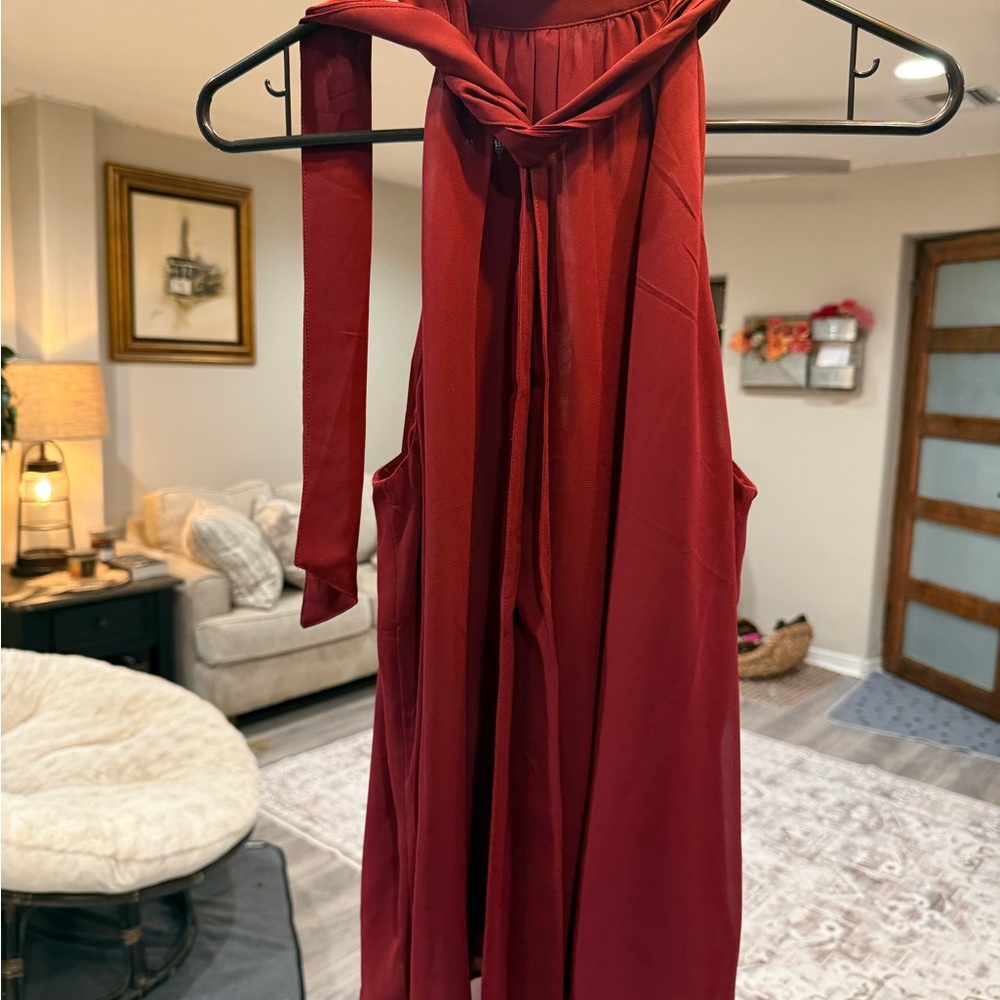 Express Deep Red Top - Picture 3 of 4